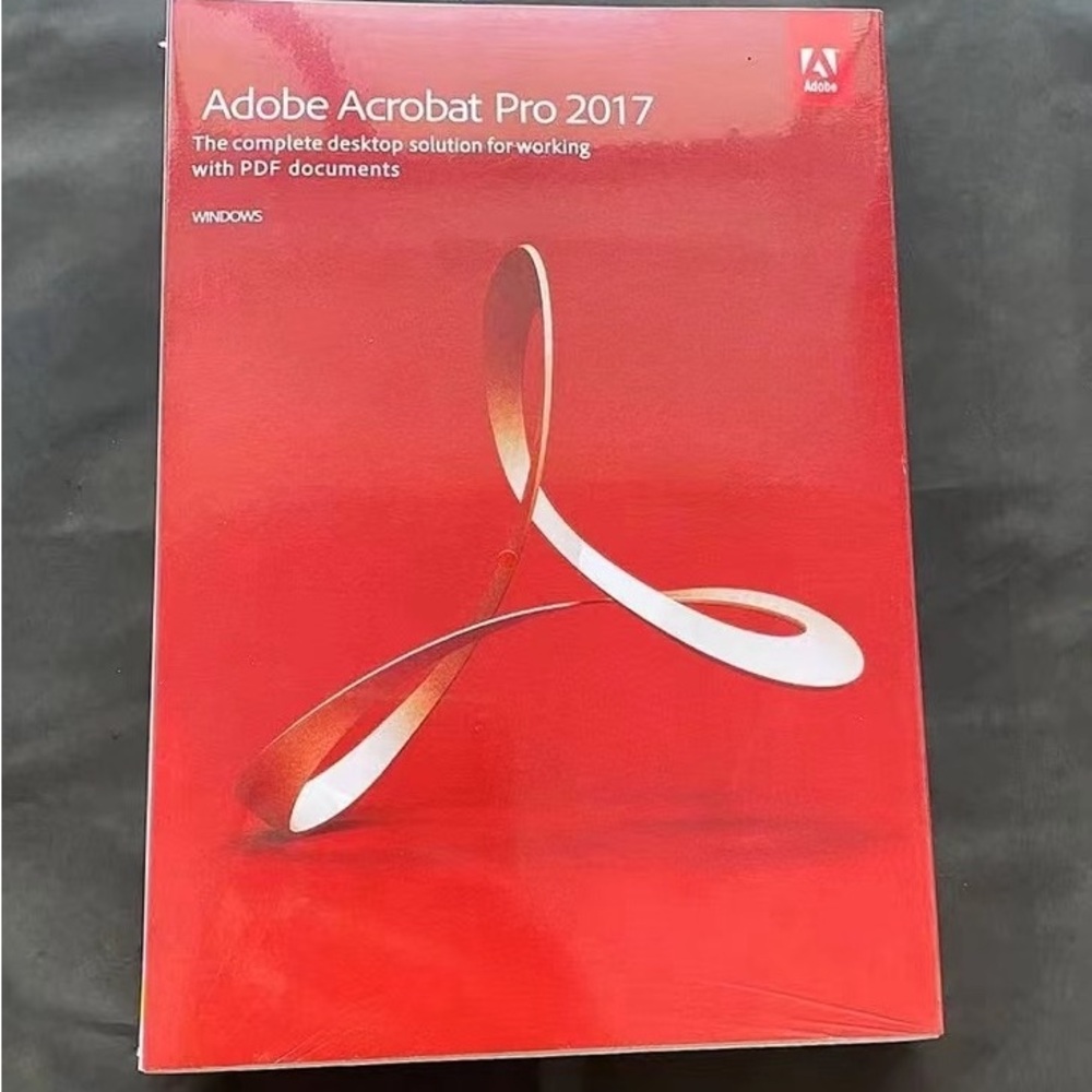 Adobe Acrobat Pro 2017 Boxed | Perpetual License | DVD for Windows